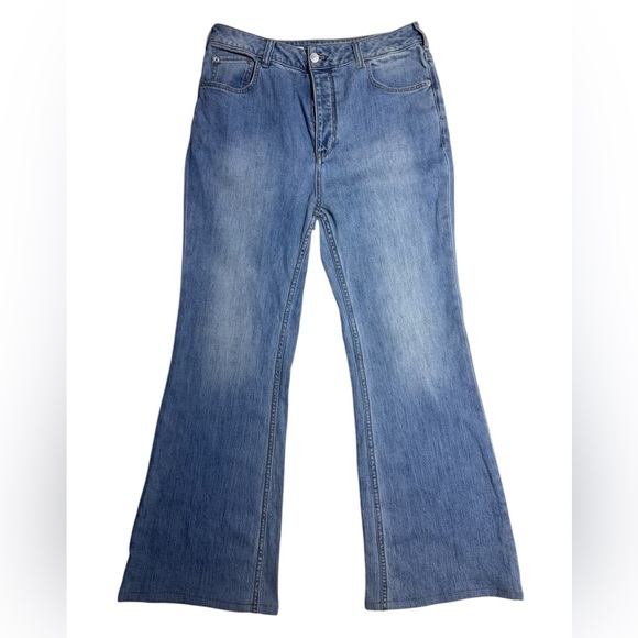 Anthropologie Pilcro High Rise Trouser Jeans Bootcut Flare Denim Size 30 - Picture 3 of 8